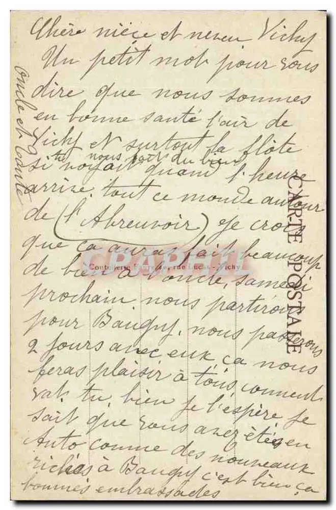Vichy — Alter Park — Die Stunde der Musik — Verlag: J. Bernard, Nr. 14 - Rückseite