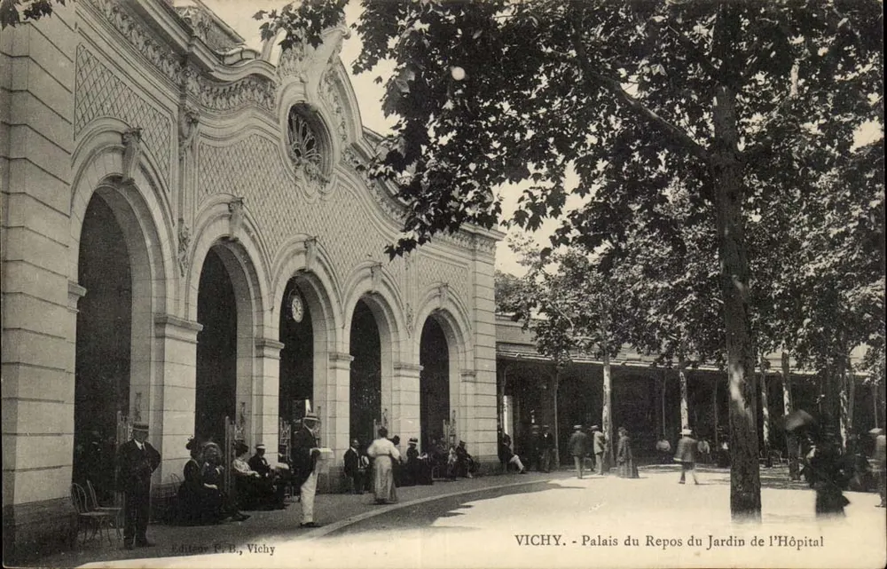 Vichy - Palais du Repos du Jardin de l'Hôpital — Verlag F. B., Vichy - Vorderseite