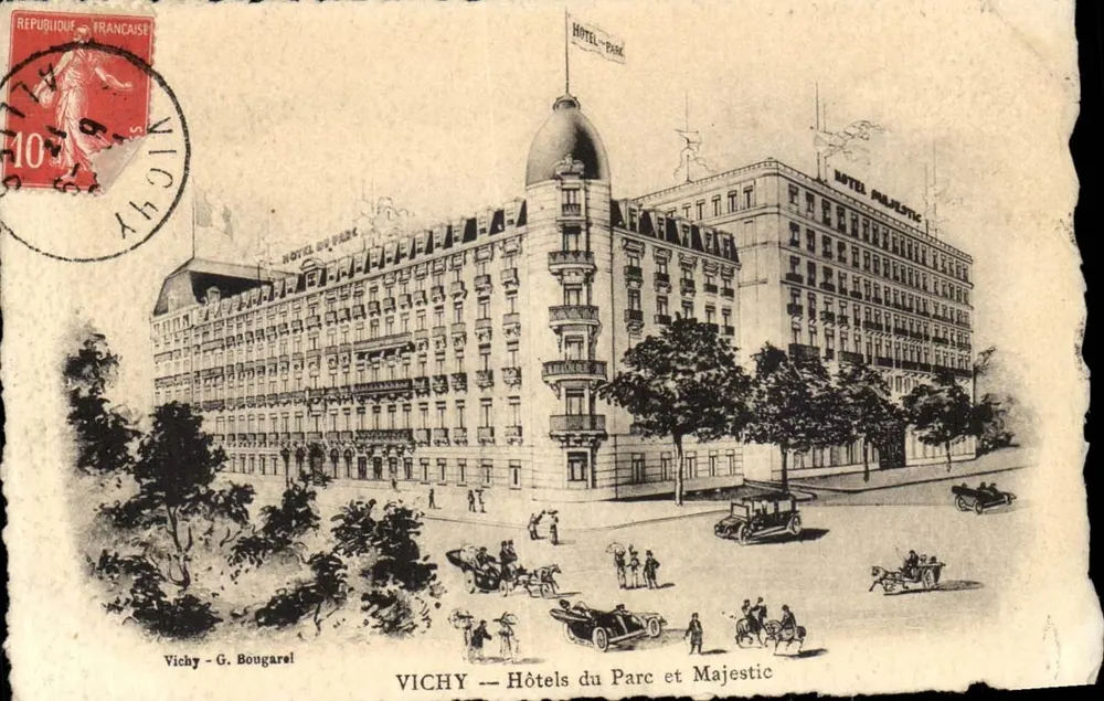 Vichy — Hotels du Parc und Majestic — G. Bougarel - Vorderseite
