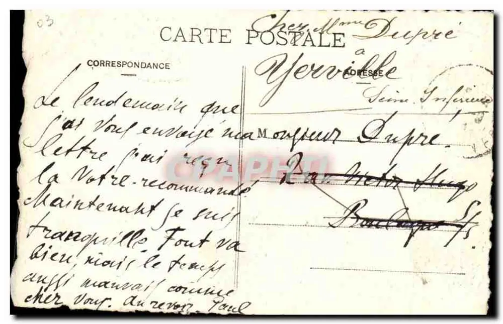 Vichy — Hotels du Parc und Majestic — G. Bougarel - Rückseite