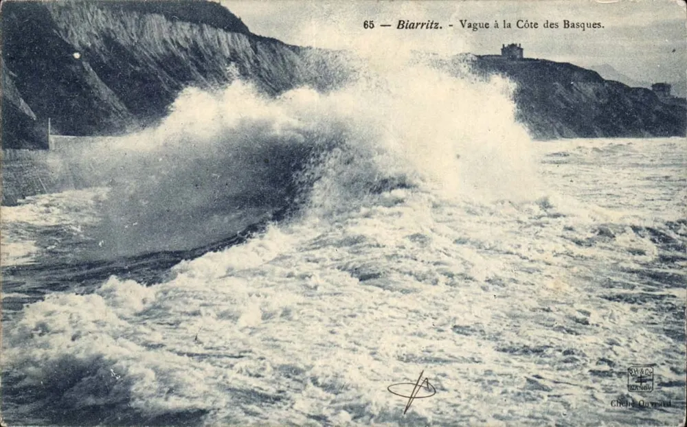 Biarritz — Falanga na wybrzeżu Baszków — Gheint Quoyard, n°65 - Awers