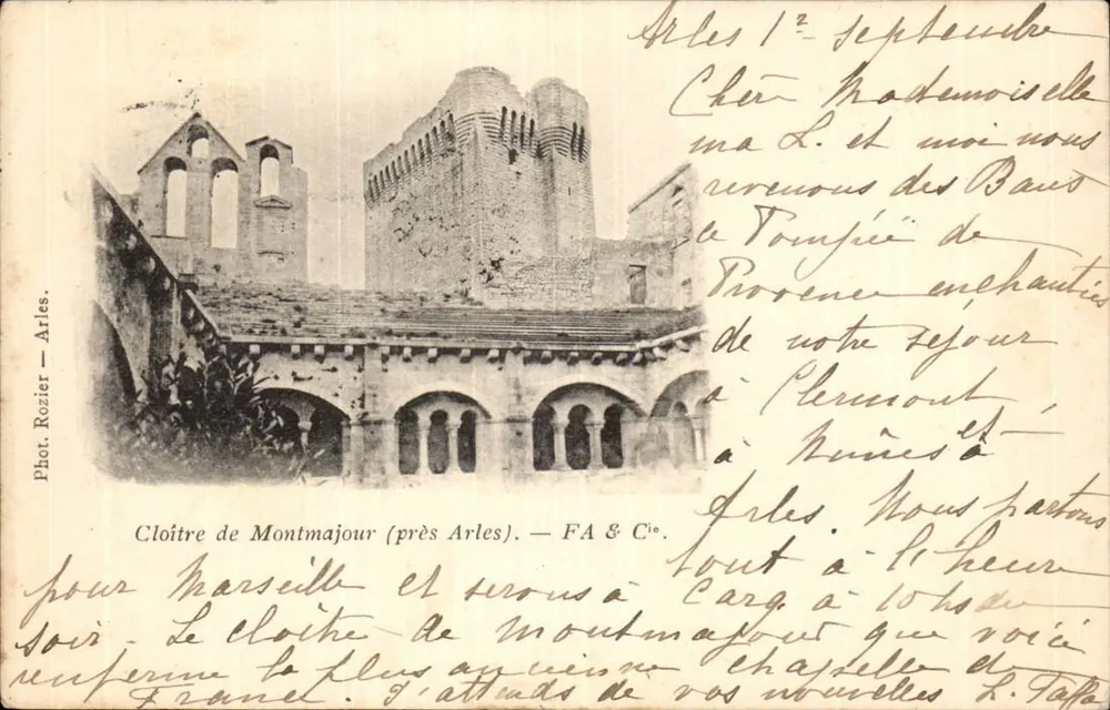 Cloître de Montmajour (près Arles) — FA & Cie — Phot. Rozier — Arles - Frente