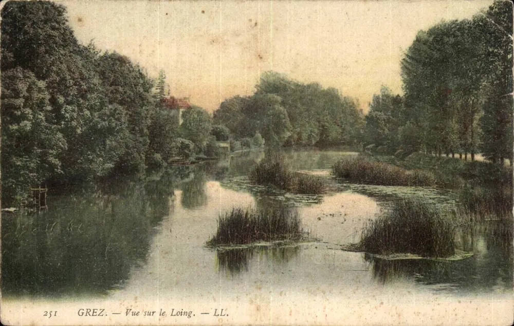Grez — Vista sobre o Loing — LL. — n° 251 - Frente