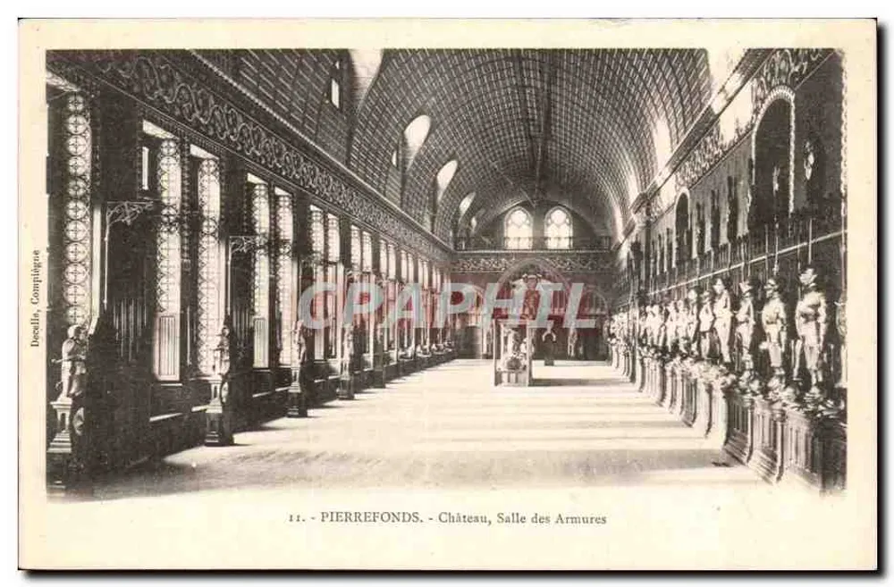 Pierrefonds - Castelo, Sala das Armas — Décilla, Compiègne, n°11 - Frente