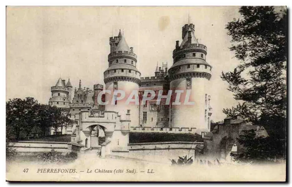 Pierrefonds — O Castelo (lado Sul) — LL - Frente