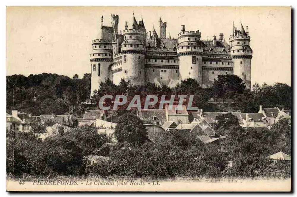 Pierrefonds - Das Schloss (Nordseite) — LL, Verlag Letellier - Vorderseite