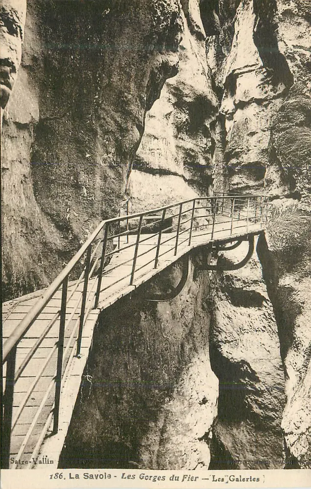 La Savole - Die Schluchten des Fier — Die Galerien — Satre-Vallin 186 - Vorderseite