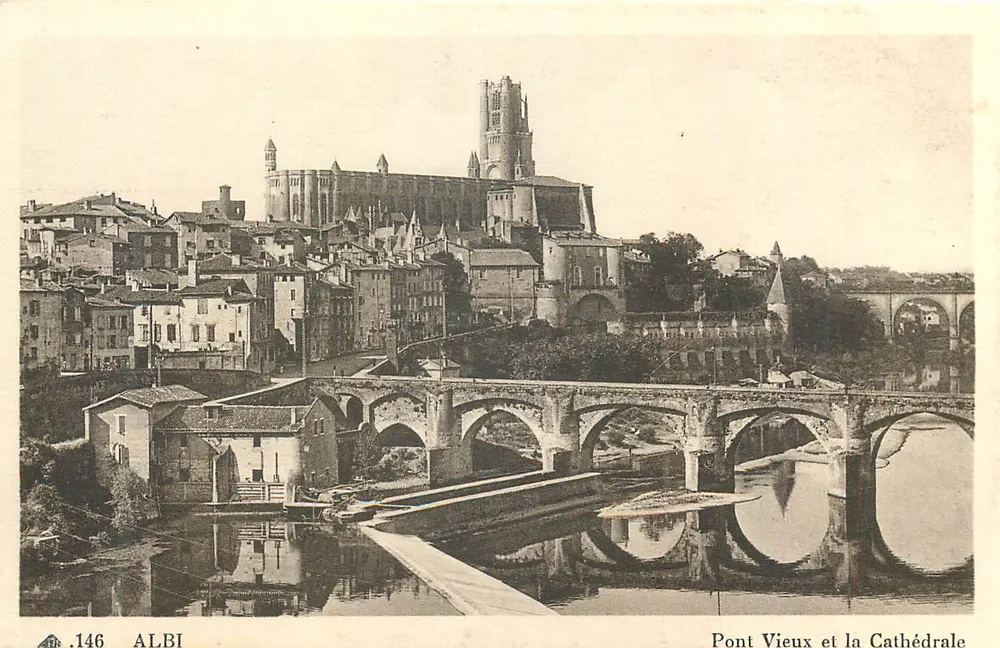 Albi — Alte Brücke und die Kathedrale — Verleger: .146 - Vorderseite