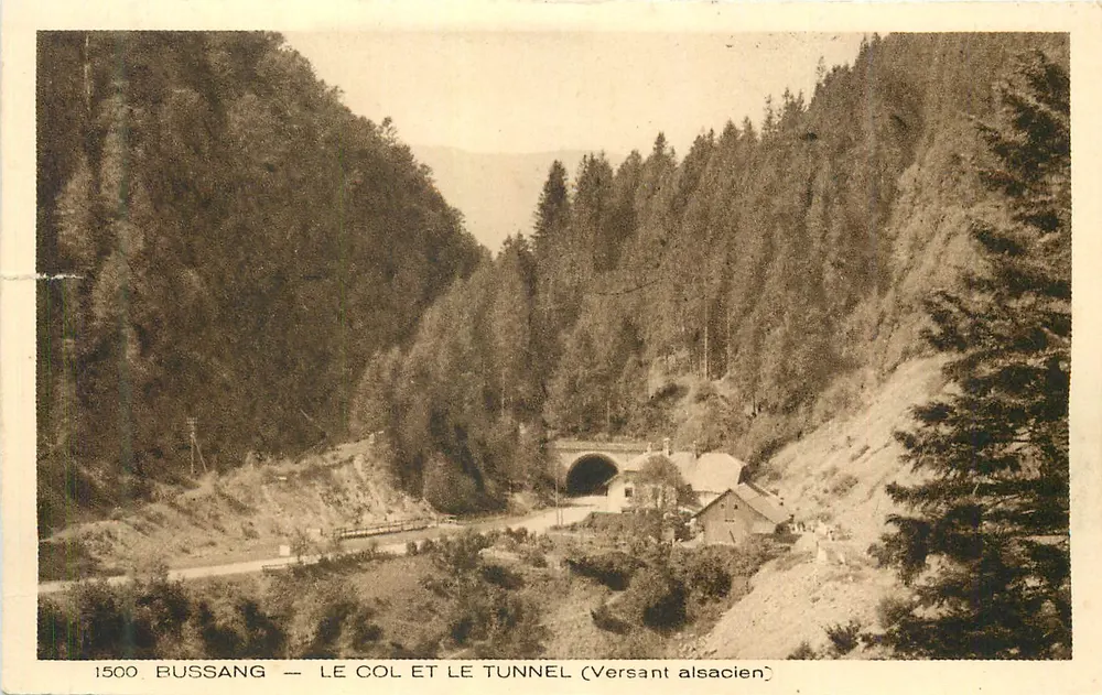 Russang — Der Pass und der Tunnel (Elsass-Seite) — 1500 - Vorderseite