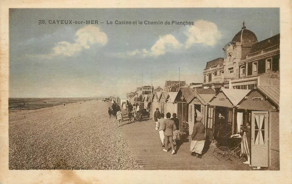 CAYEUX-sur-MER — Das Casino und der Planches-Pfad — Verlag nicht sichtbar - Vorderseite