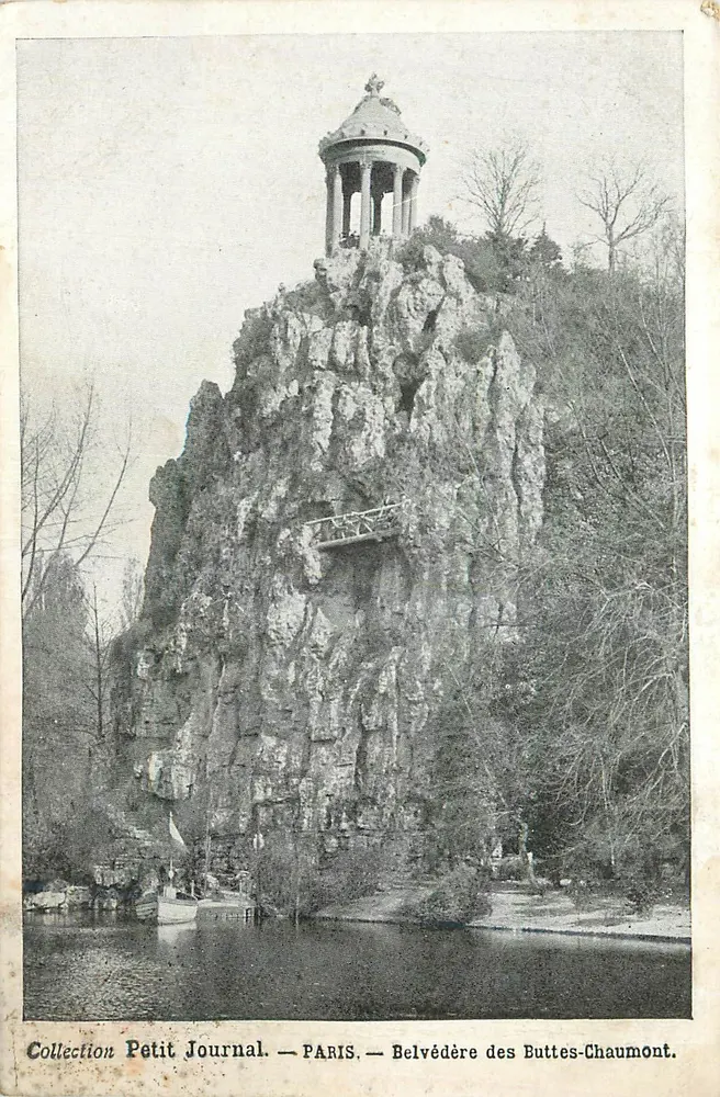 Belvedere der Buttes-Chaumont — Paris — Sammlung Petit Journal - Vorderseite