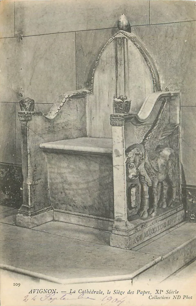 Avignon — Die Kathedrale, der Sitz der Päpste, 11. Jahrhundert — Collections ND Phot - Vorderseite