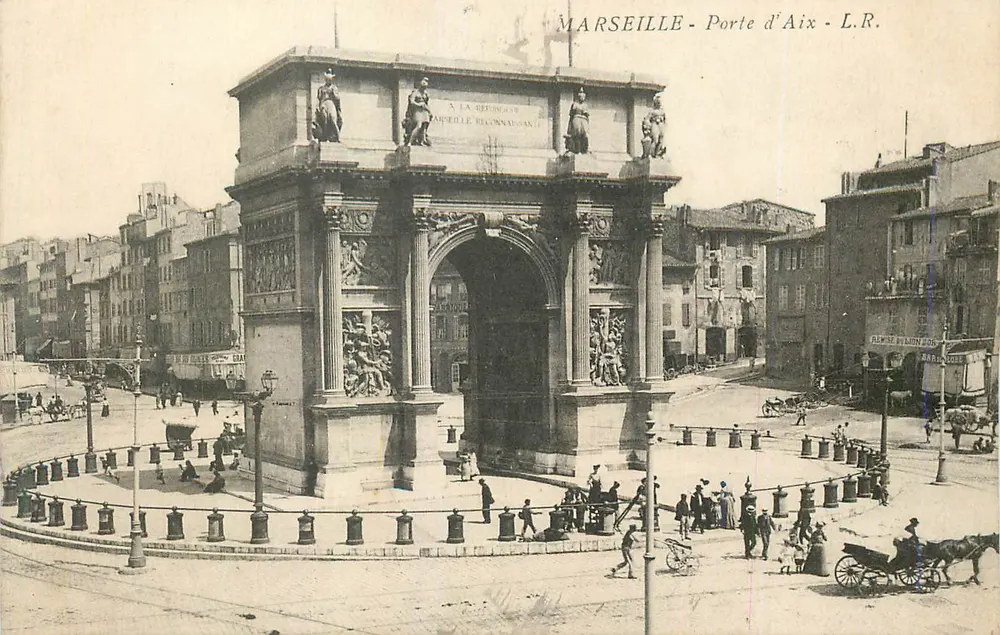 Marselha - Porta de Aix - L.R. - Frente