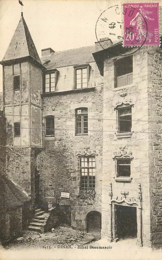 Dinan - Hotel Beaumanoir — editor não visível, n° de série 2433 - Frente