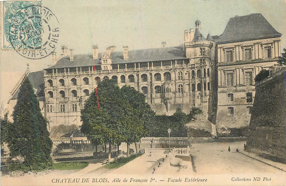 Schloss Blois, Flügel von François Ier — Außenfassade — Collections ND Phot - Vorderseite