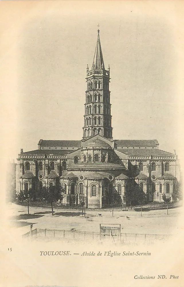 Toulouse — Apse der Kirche Saint-Sernin — Collections ND. Phot - Vorderseite