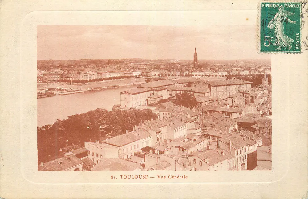 Toulouse — Vista Geral — editor não visível, n° de série 81 - Frente