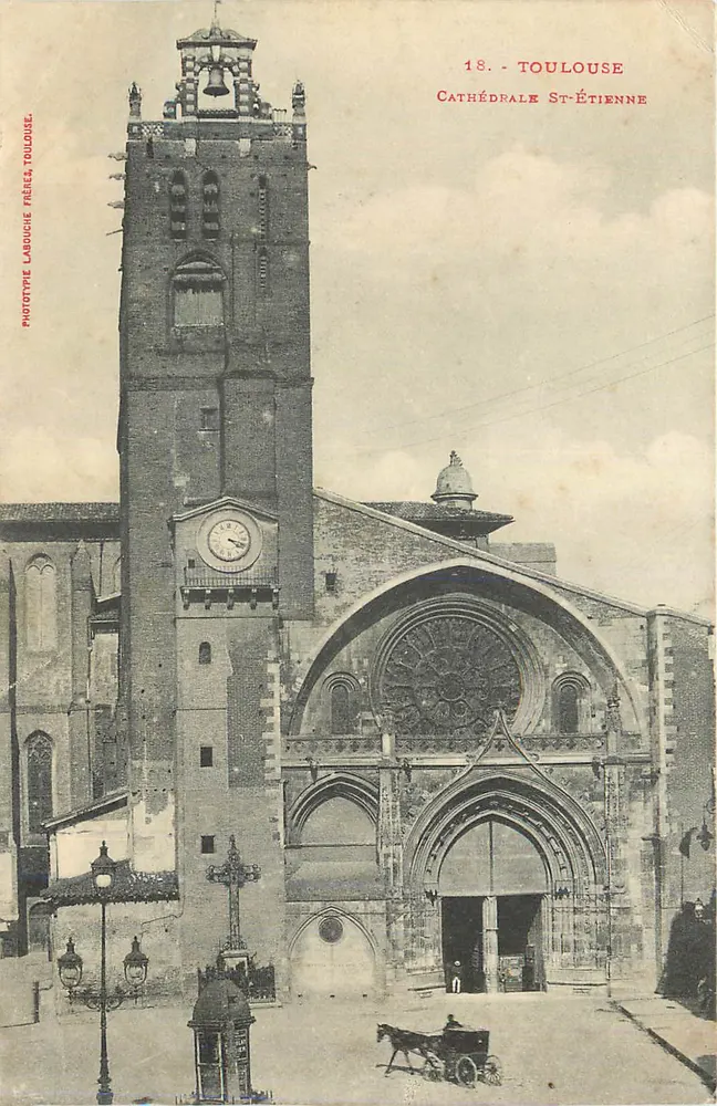 Toulouse — Kathedrale Saint-Étienne — Phototypie Labouche Frères, Toulouse, Nr. 18 - Vorderseite