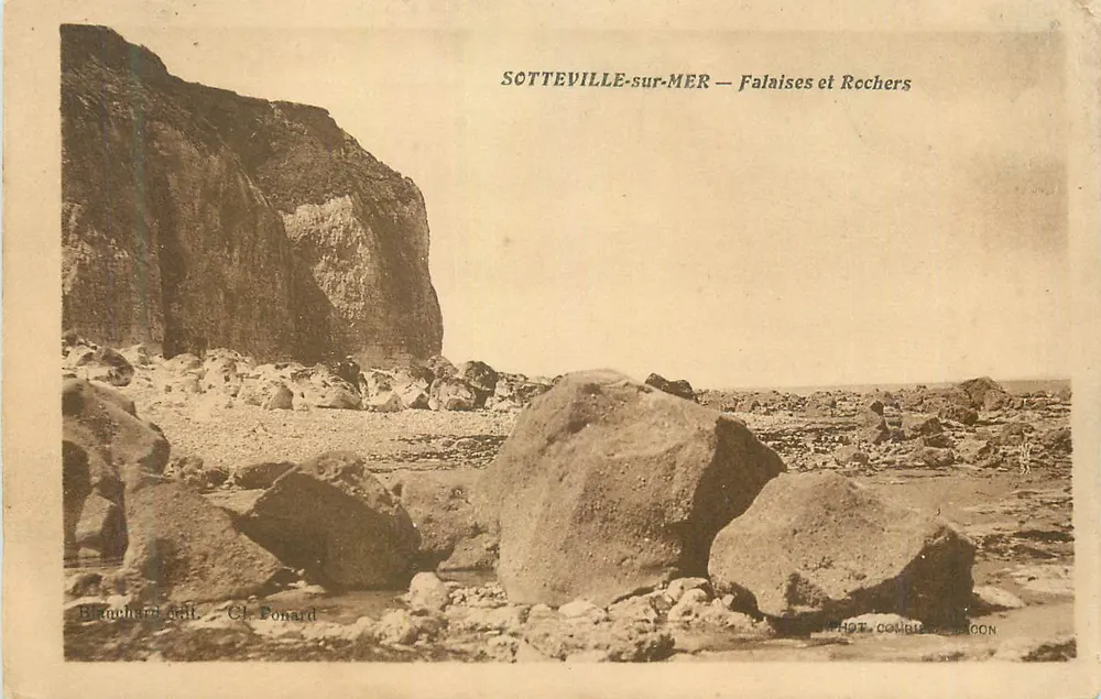 Sotteville-sur-Mer — Klippen und Felsen — Cl. Ponard - Vorderseite