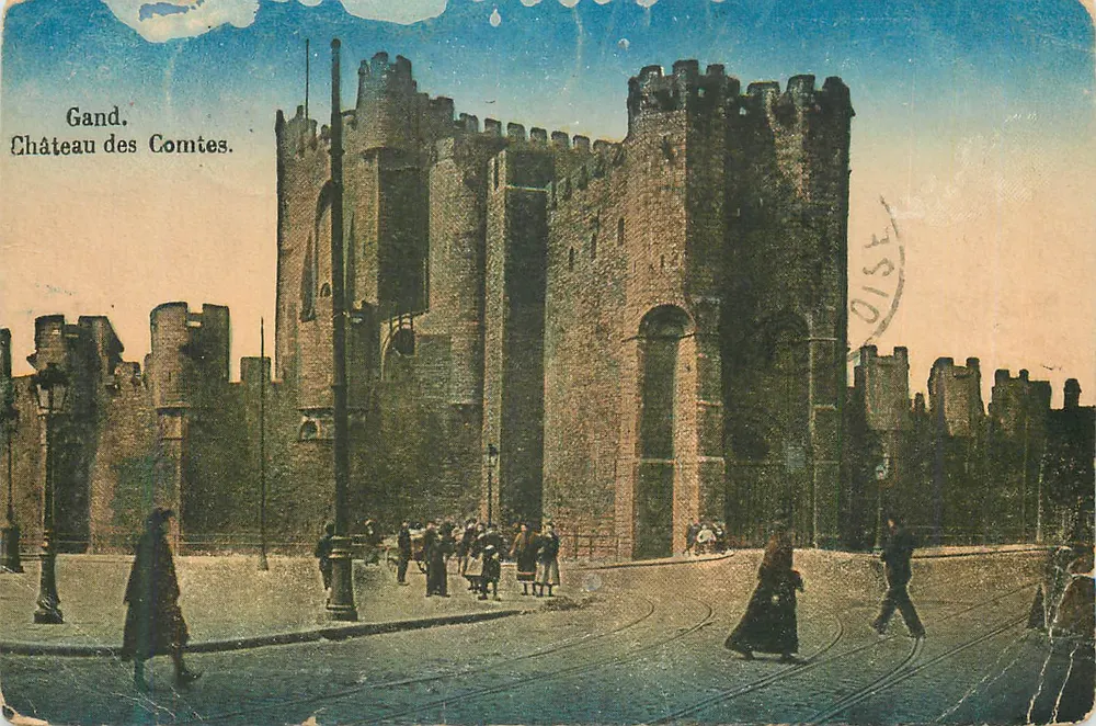 Gand. Château des Comtes. - Recto