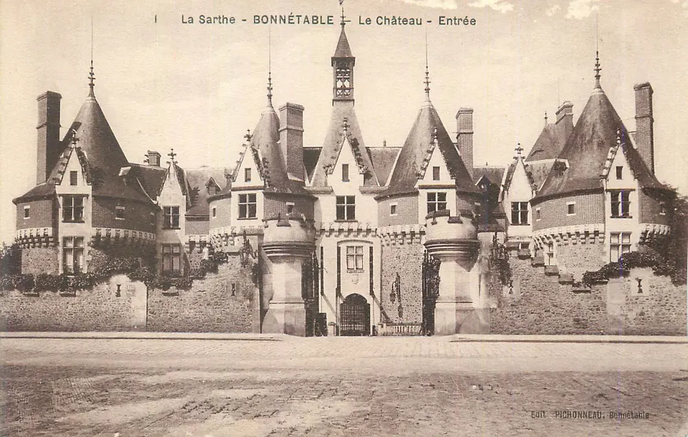 Bonnétabelle - Het Kasteel - Invoer — Ed. Pichonneau, Bonnétabelle - Voorkant