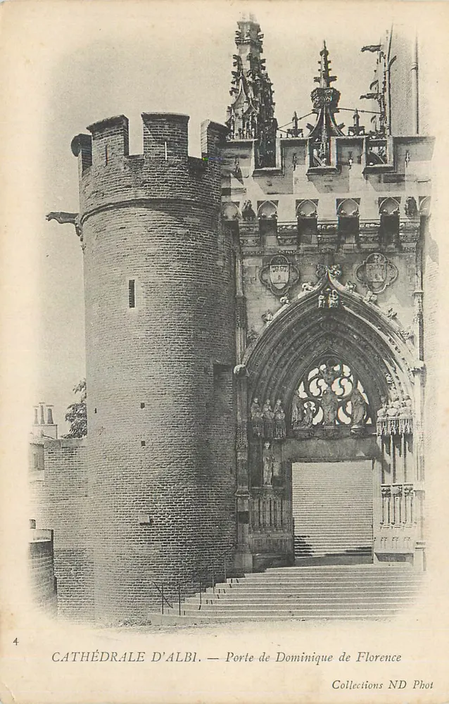 Kathedrale von Albi — Tür von Dominique de Florence - Vorderseite