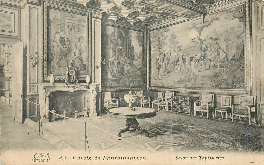 Schloss Fontainebleau — Saal der Teppiche — Verleger CPAP, Nr. 83 - Vorderseite