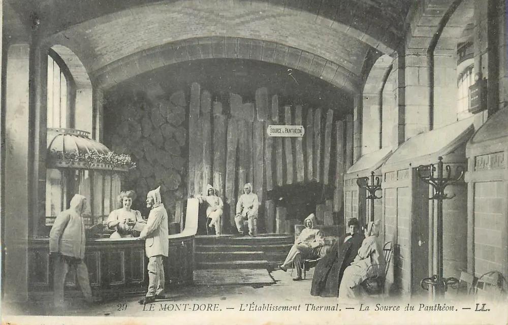 Mont-Dore — Das Thermalbad — Quelle des Panthéon — LL. - Vorderseite