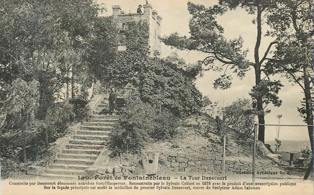 Forêt de Fontainebleau — La Tour Denecourt — Künstlerische Sammlung - Vorderseite