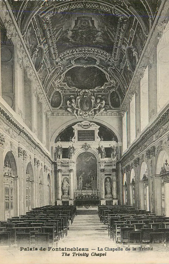 Palais de Fontainebleau — La Chapelle de la Trinité — Collection Artium L.C. - Recto