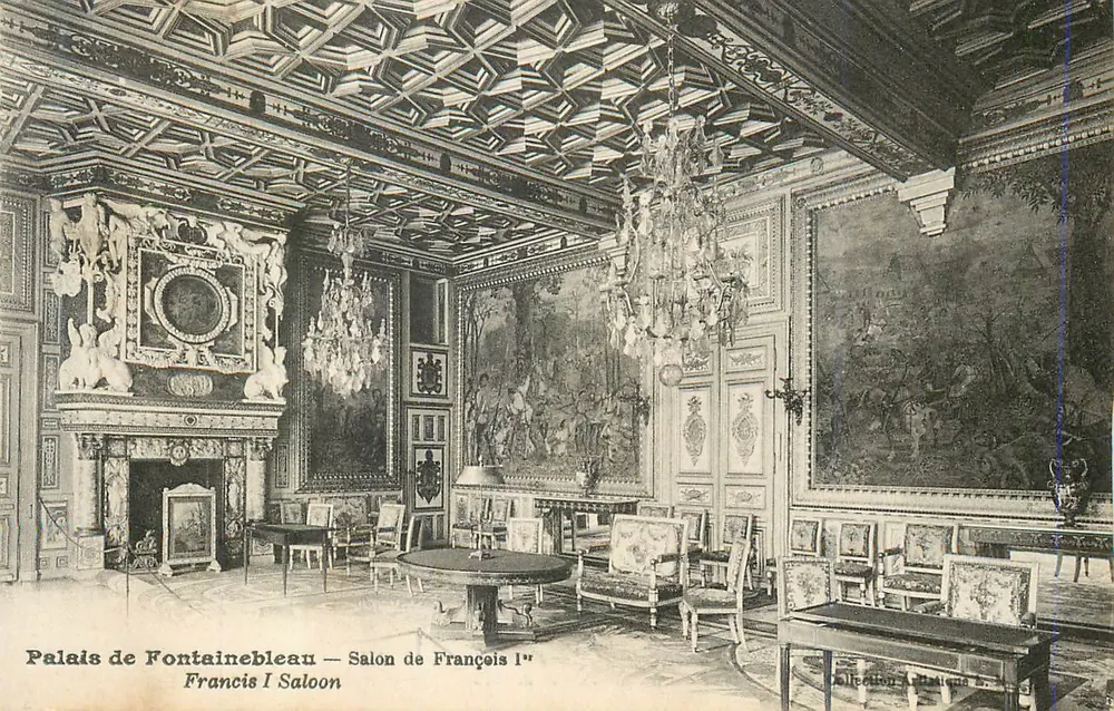 Palast von Fontainebleau — Salon de François Ier - Vorderseite