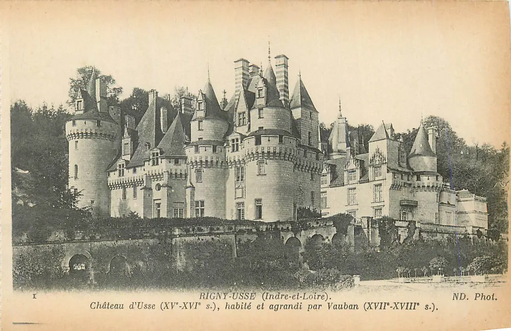 Château d'Usse — Rigny-Usse (Indre-et-Loire) — ND. Phot. - Vorderseite