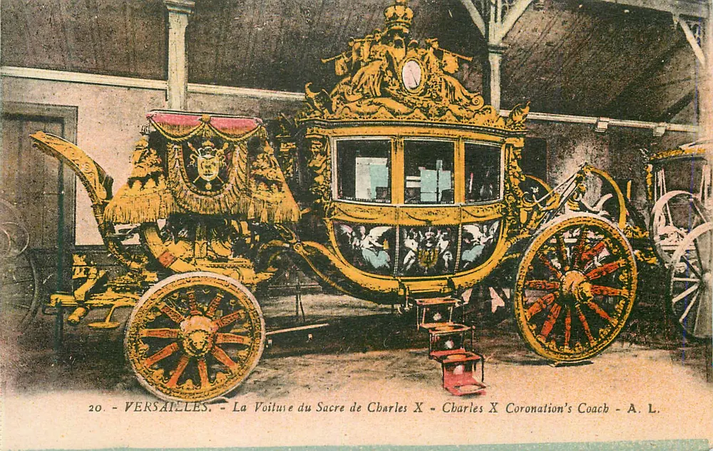 Versailles — La Voiture du Sacre de Charles X — A.L. n°20 - Recto