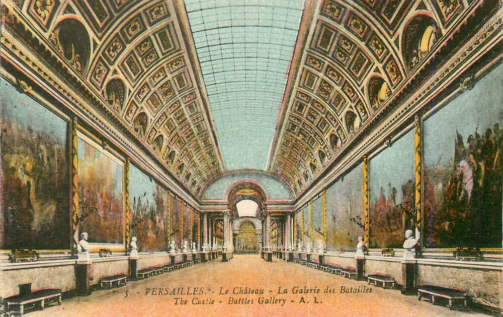 Versailles - Das Schloss - Die Schlachtgalerie - A. L. - Vorderseite