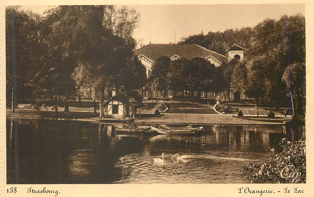 Estrasburgo — A Orangerie - O Lago — editor Cap, n° 138 - Frente