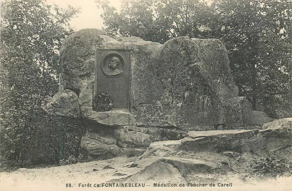 Wald von FONTAINEBLEAU — Medaille von Foucher de Careil - Vorderseite