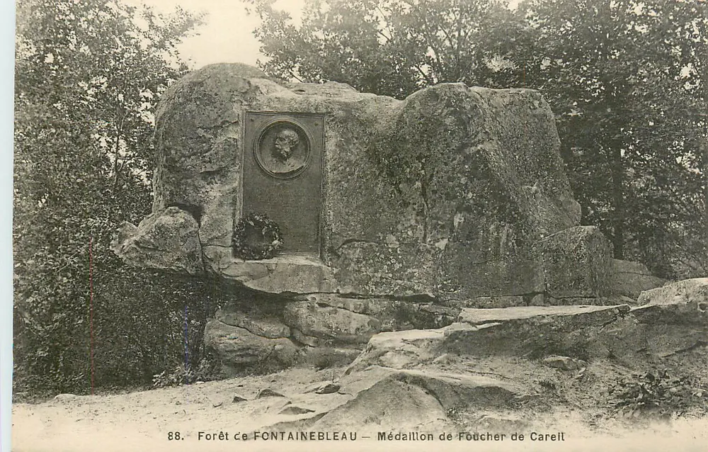 Wald von FONTAINEBLEAU — Medaille von Foucher de Careil - Vorderseite