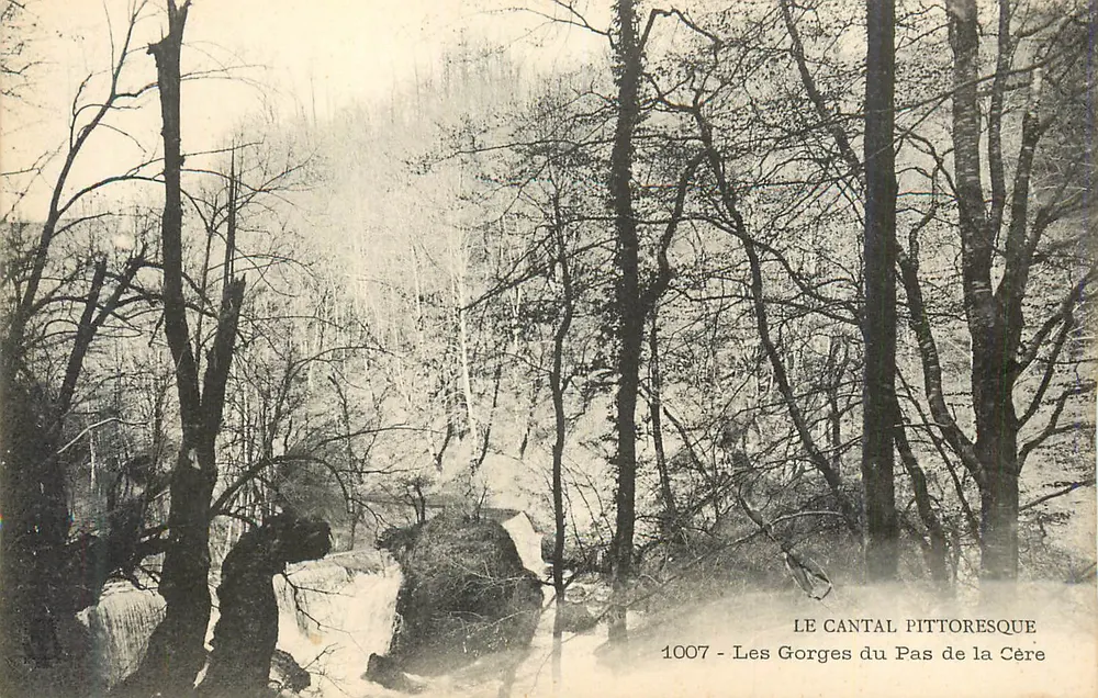 Les Gorges du Pas de la Cère — Le Cantal pittoresque — 1007 - Recto