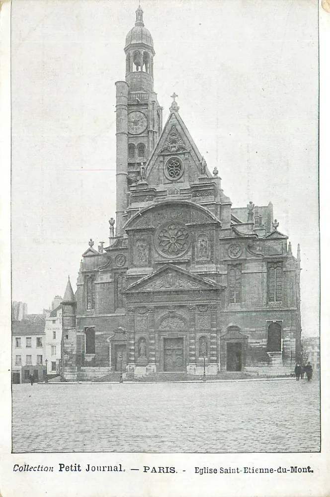 Kirche Saint-Etienne-du-Mont — Paris — Collection Petit Journal - Vorderseite