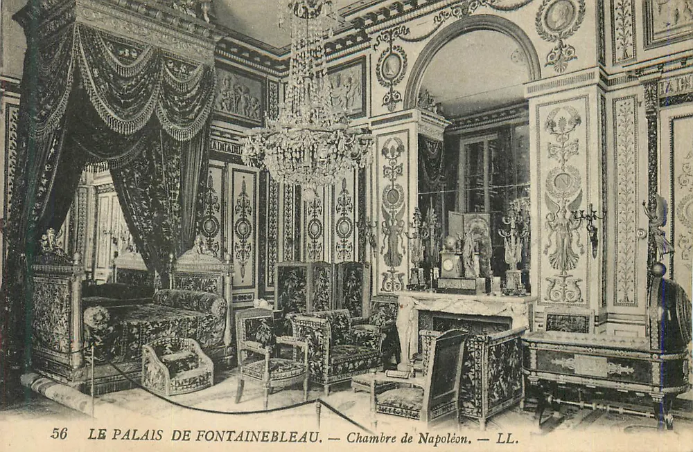 Das Schloss Fontainebleau — Zimmer Napoleons — LL. — Nr. 56 - Vorderseite