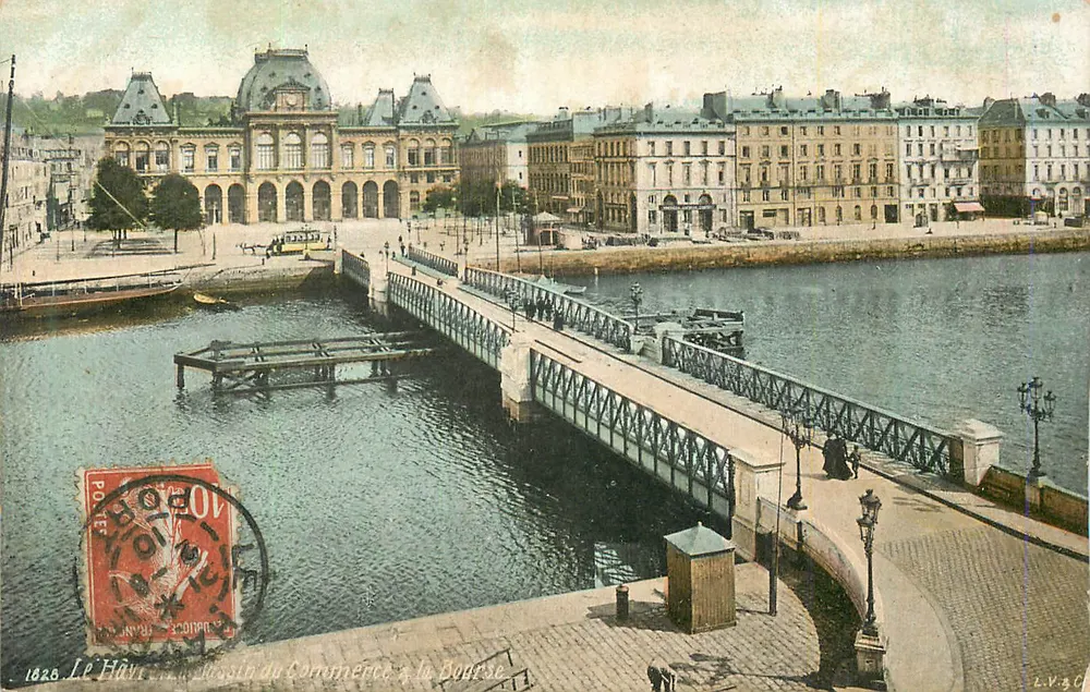 Le Havre — Bassin do Comércio na Bolsa — L.V.50 - Frente