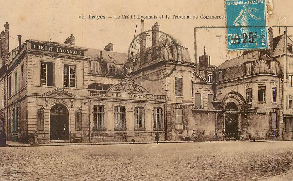 Tracye — Le Crédit Lyonnais et le Tribunal de Commerce — Éditeur non identifié, n° 65 - Recto