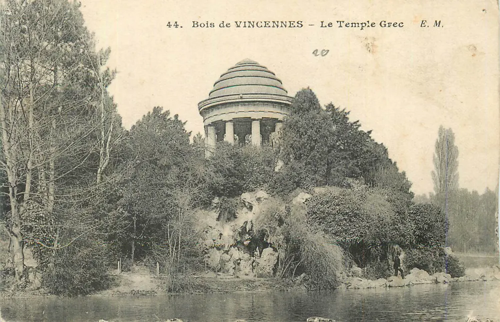 Bois de VINCENNES — O Templo Grego — E.M. - Frente