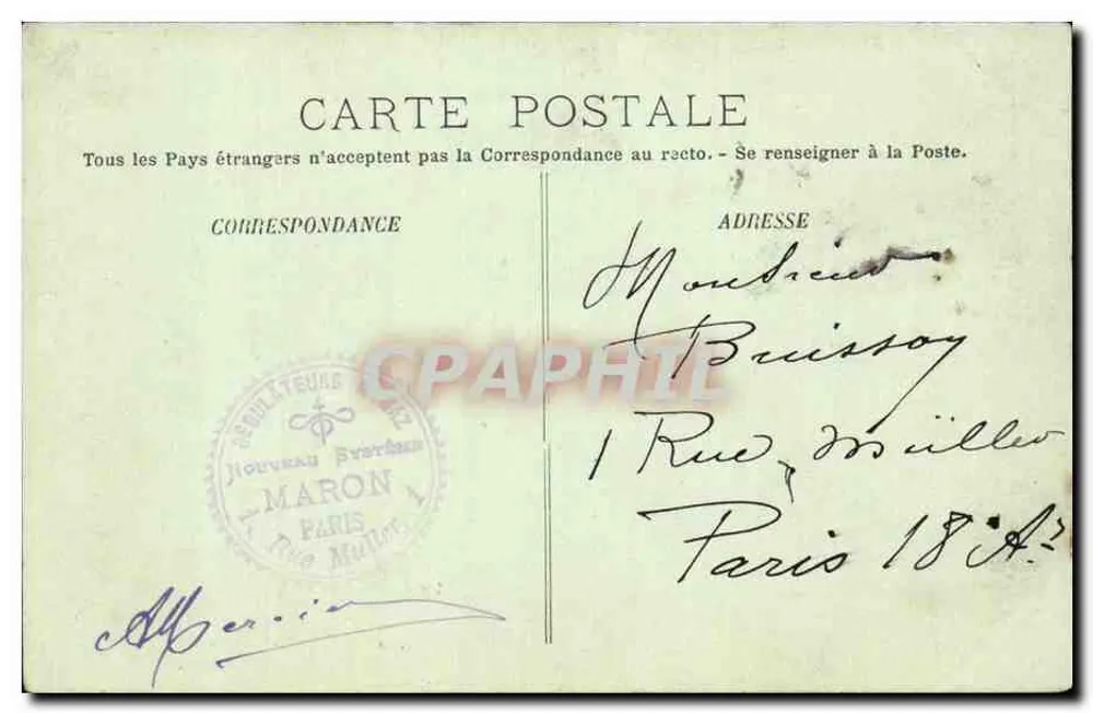 Versailles — O Castelo — Sala do Congresso — LL - Verso