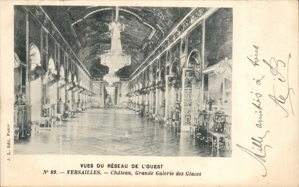 Versailles — Schloss, Große Galerie der Spiegel — J. L. Edit, Paris, Nr. 89 - Vorderseite