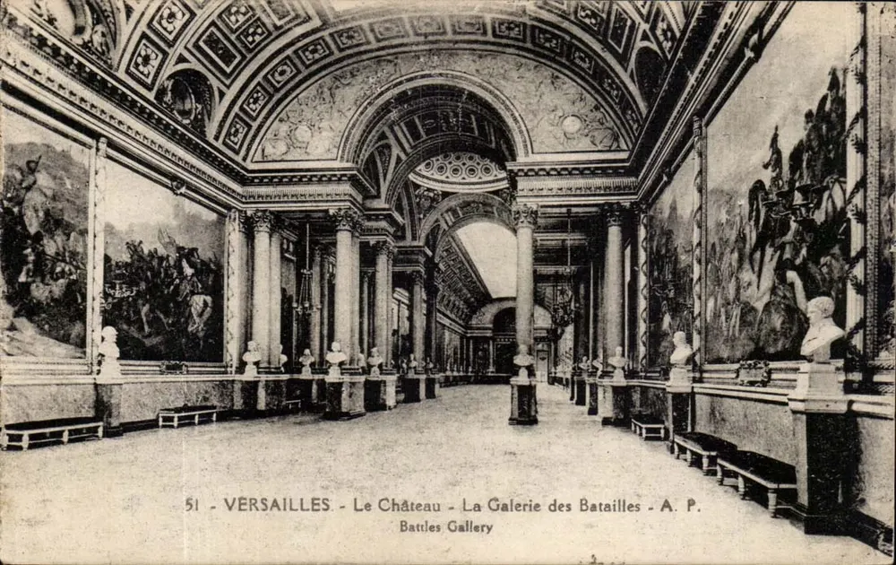 Versailles - Das Schloss - Die Schlachtengalerie - A. P. - n°51 - Vorderseite
