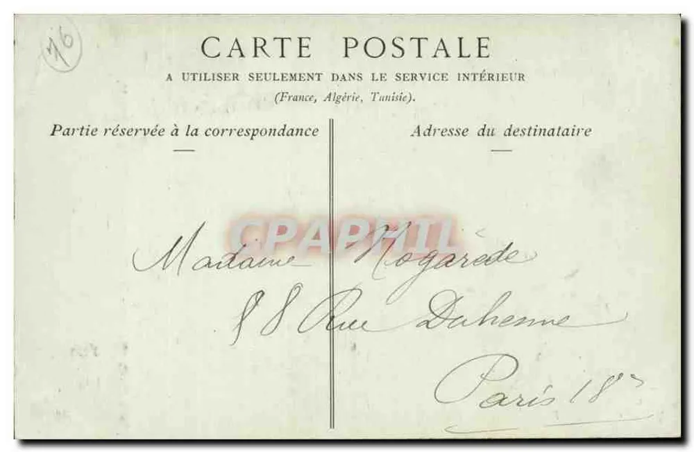 Rouen — Vista Geral tirada de Bon-Secours — Editor não identificado, n° 1 - Verso