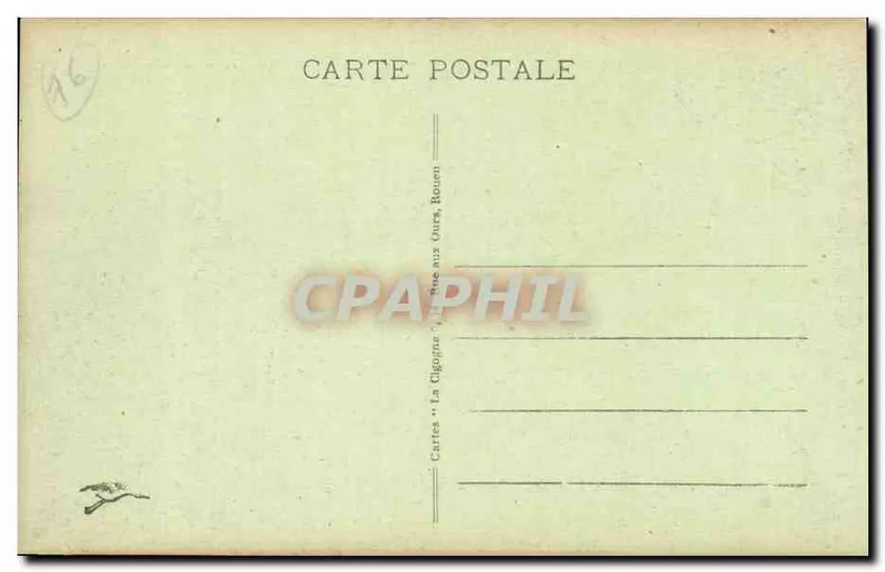 Rouen - Fuente Santa María — editor La Cigogne, n° 481 - Reverso