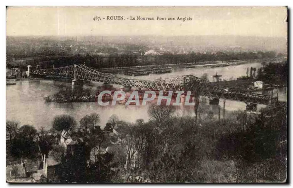 Rouen - Der Neue Englische Brücke — Verlag 'Cartes "La Cigogne"' - Vorderseite
