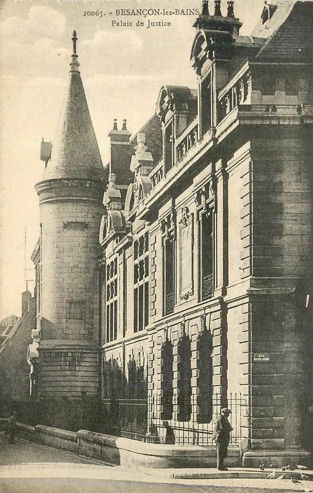 Besançon-les-Bains — Palacio de Justicia — editor: 20065 - Anverso